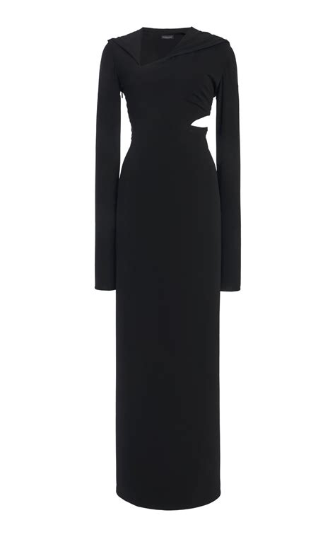 tessuto versace damasco|Tessuto Asymmetric Jersey Maxi Dress By Versace .